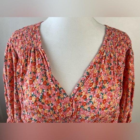 FAITHFULL The Brand Margherita ruffle Mini Dress Size 6 - Picture 6 of 14